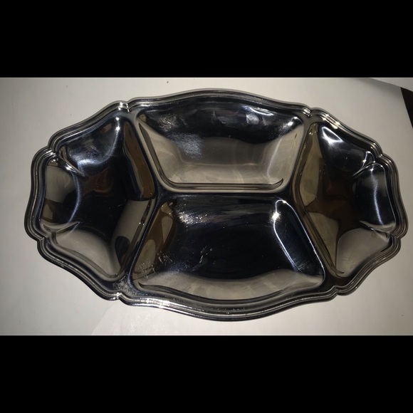 Vintage Guy Degrenne Oval Divided Serving Platter - Picture 8 of 16